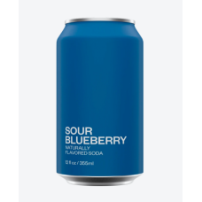 UNITED SODAS OF AMERICA: Sour Blueberry Soda, 12 fo
