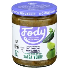 FODY FOOD CO: Fire Roasted Salsa Verde, 16 oz
