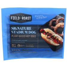 FIELD ROAST: Signature Stadium Dog Plant Based Hotdogs, 10 oz