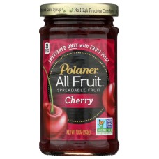 POLANER: Cherry Fruit Spread, 10 oz