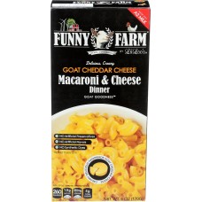 FUNNY FARMS: Goat Cheddar Cheese Macaroni Cheese Dinner, 6 oz