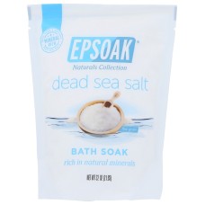EPSOAK: Dead Sea Salt Fine Bath Soak, 2 lb
