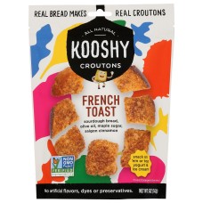 KOOSHY: French Toast Croutons, 5 oz