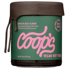 COOPS MICROCREAMERY: Vegan Hot Fudge, 10 oz