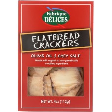 FABRIQUE DELICES: Organic Flatbread Crackers, 4 oz