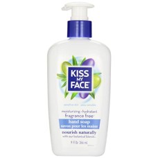 KISS MY FACE: Fragrance Free Moisture Hand Soap, 9 oz