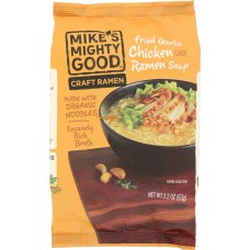 MIKES MIGHTY GOOD: Fried Garlic Chicken Ramen Pillow Pack, 2.2 oz