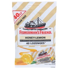 FISHERMANS FRIEND: Honey Lemon Lozenge Bag, 40 ea