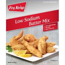FRY KRISP: Low Sodium Batter Mix, 12 oz