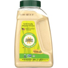 FLORIDA CRYSTALS: Organic Raw Cane Sugar, 48 oz