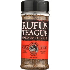 RUFUS TEAGUE: Steak Rub Seasoning, 6.2 oz