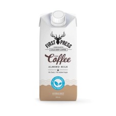FIRST PRESS MERCHANTS: Iced Coffee Almond Milk No Added Sugar, 11.8 fo