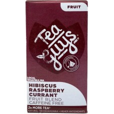 TEA GUYS: Hibiscus Raspberry Currant Tea, 1 bx