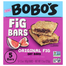 BOBOS OAT BARS: Original Fig Bars, 7.5 oz