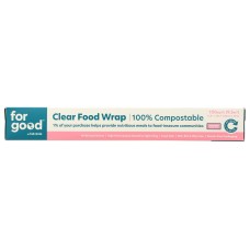 FOR GOOD: Cling Clear Food Wrap, 100 ft