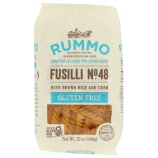 RUMMO: Gluten Free Fusilli Pasta, 12 oz