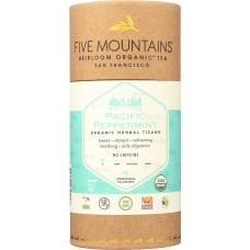 FIVE MOUNTAINS: Organic Pacific Peppermint Tea, 15 bg