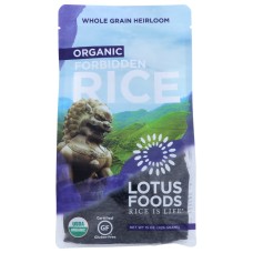 LOTUS FOODS: Organic Forbidden Rice, 15 oz