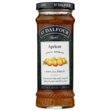 ST DALFOUR: Apricot Fruit Spread, 10 oz