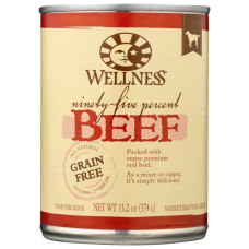 WELLNESS: Complete Health 95 Percent Beef Dog Food, 13.2 oz
