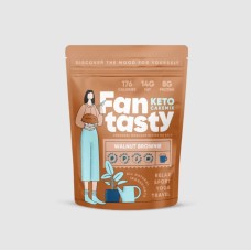 FAN TASTY FOODS: Walnut Brownie Keto Cake Mix, 9.52 oz
