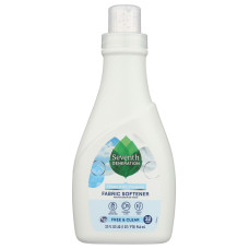 SEVENTH GENERATION: Liquid Fabric Softener Free and Clear, 32 oz SEVENTH GENERATION: Liquid Fabric Softener Free and Clear, 32 oz