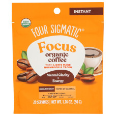 FOUR SIGMATIC: Focus Instant Coffee Multiserve, 1.76 oz