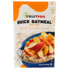 FRUITPRO: Apple Peach Quick Oatmeal, 8.4 oz