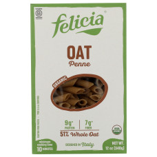 FELICIA: Organic Penne Oat Pasta, 12 oz FELICIA: Organic Penne Oat Pasta, 12 oz