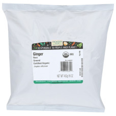 FRONTIER: Organic Ground Ginger Root, 16 oz