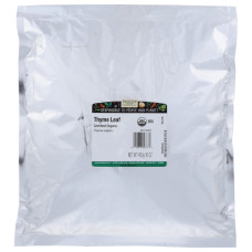 FRONTIER HERB: Whole Organic Thyme Leaf, 16 oz