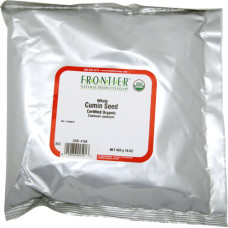 FRONTIER HERB: Organic Whole Cumin Seed, 16 oz