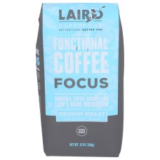 LAIRD SUPERFOOD: Focus Medium Roast Ground Coffee, 12 oz