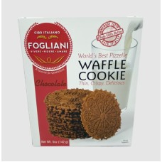 FOGLIANI FOOD COMPANY: Chocolate Waffle Pizzelle Cookies, 5 oz