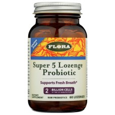 FLORA HEALTH: Super 5 Lozenge Probiotic, 60 tb