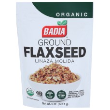 BADIA: Flax Seed Ground Organic, 6 oz