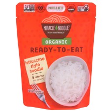 MIRACLE NOODLE: Ready To Eat Organic Fettuccine, 7 oz