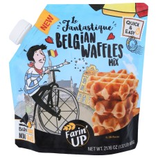 FARINUP: Belgian Waffles Mix, 21.16 oz