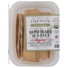 FIREHOOK: Rosemary Sea Salt Baked Crackers, 5.5 oz