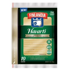 FINLANDIA CHEESE: Havarti Cheese Premium Slices, 7 oz