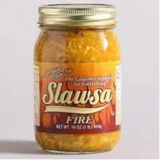 SLAWSA: Topping Gourmet Fire Habanero, 16 oz