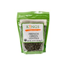 KINGS PRIVATE LABEL: Organic French Green Lentils, 16 oz