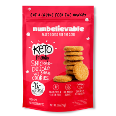 NUNBELIEVABLE: Cookies Snickrdoodle Keto, 3.4 oz