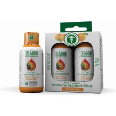 FEELGOOD ORGANIC SUPERFOODS: Shot Immune Orange 4Pk, 7.72 oz
