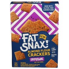FAT SNAX: Crackers Everything, 4.25 oz
