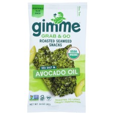 GIMME: Grab and Go Sea Salt Avocado Oil Seaweed, 0.7 oz