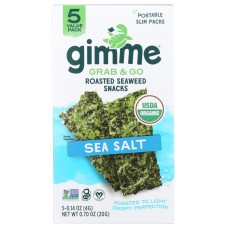 GIMME: Grab and Go Sea Salt Seaweed, 0.7 oz