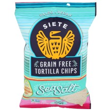SIETE: Sea Salt Grain Free Tortilla Chips, 1 oz