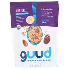 GUUD MODERN CEREAL: Gut Fuel Organic Muesli, 12 oz