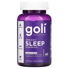 GOLI NUTRITION: Dreamy Sleep Gummies, 60 pc